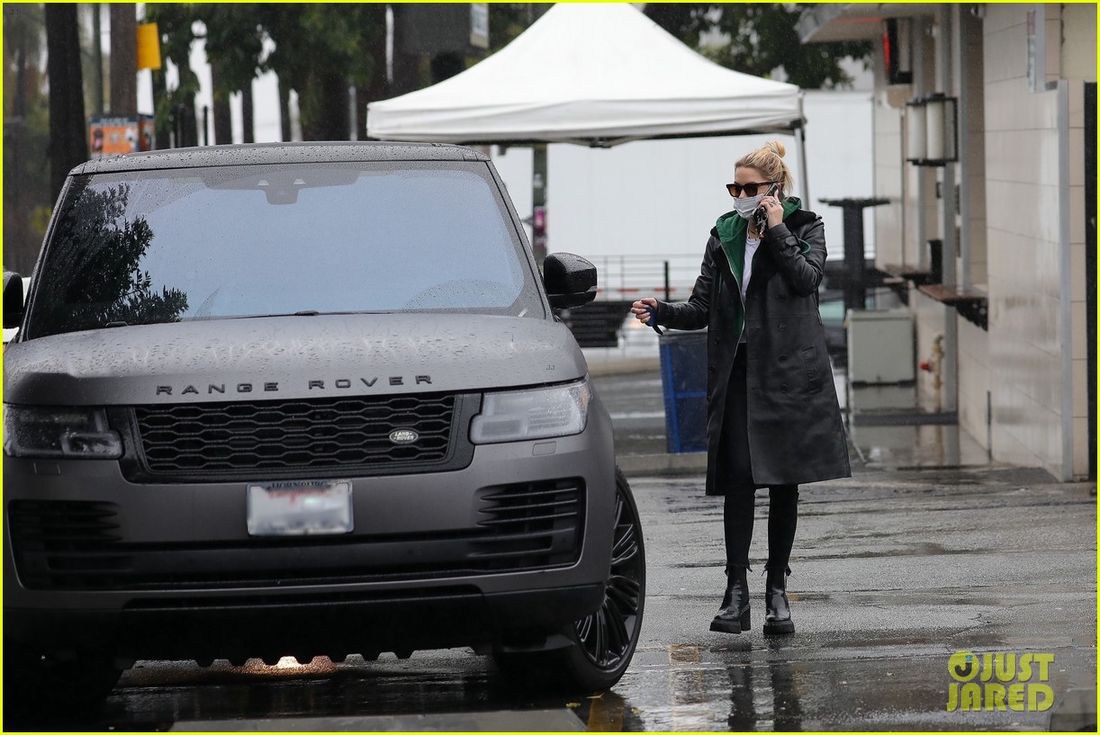 Ashley Benson Spotted Driving GEazy's Car While Running Errands in L.A