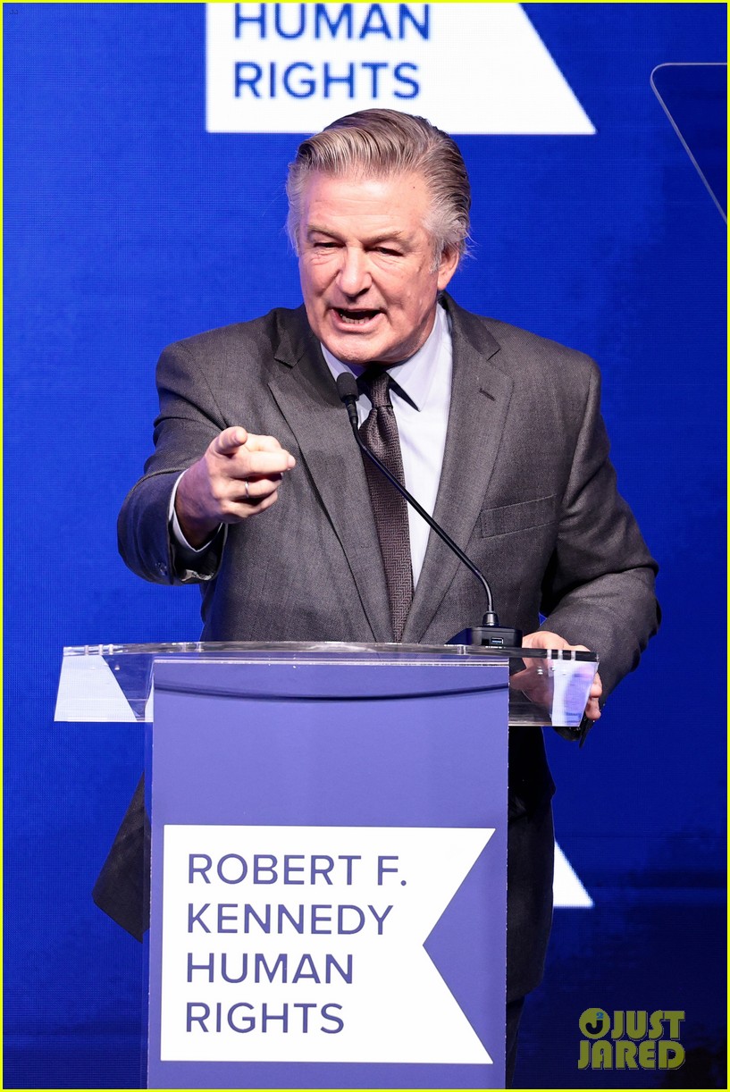 Alec Baldwin Speaks at First Public Event Since 'Rust' Shooting Photo