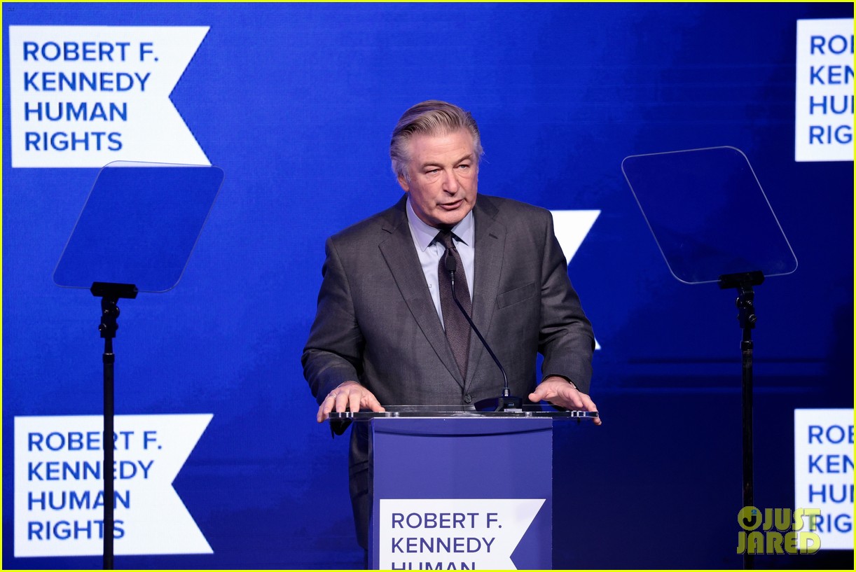 Alec Baldwin Speaks at First Public Event Since 'Rust' Shooting Photo