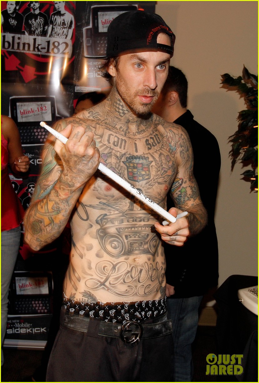 travis barker fires back at criticism of his tattoos 084671762