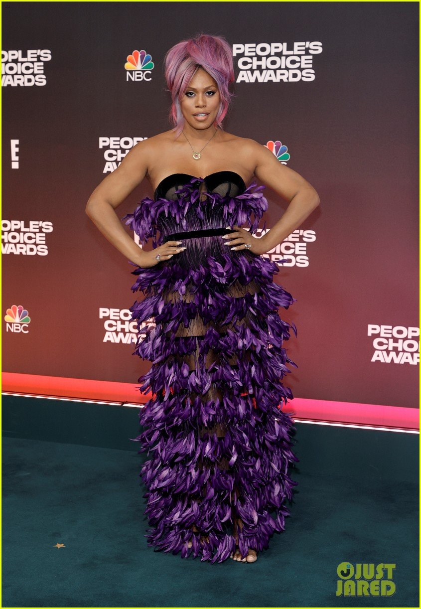 Laverne Cox Makes Her Debut as E!'s Red Carpet Host at People's Choice