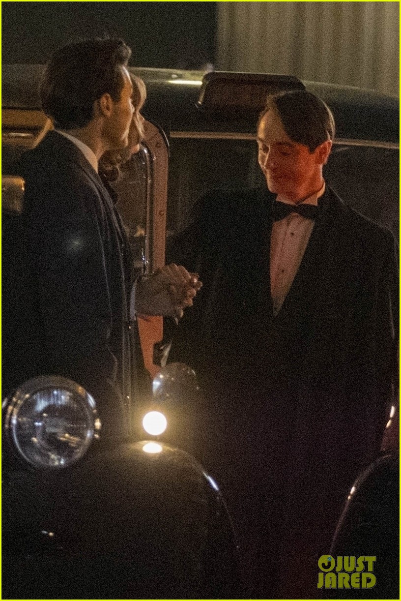 Harry Styles & Emma Corrin Film Night Scenes for 'My Policeman' in