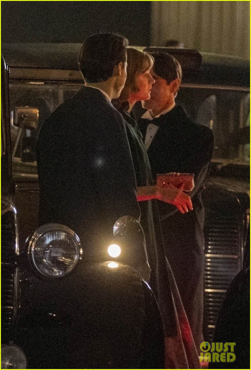 Harry Styles & Emma Corrin Film Night Scenes for 'My Policeman' in