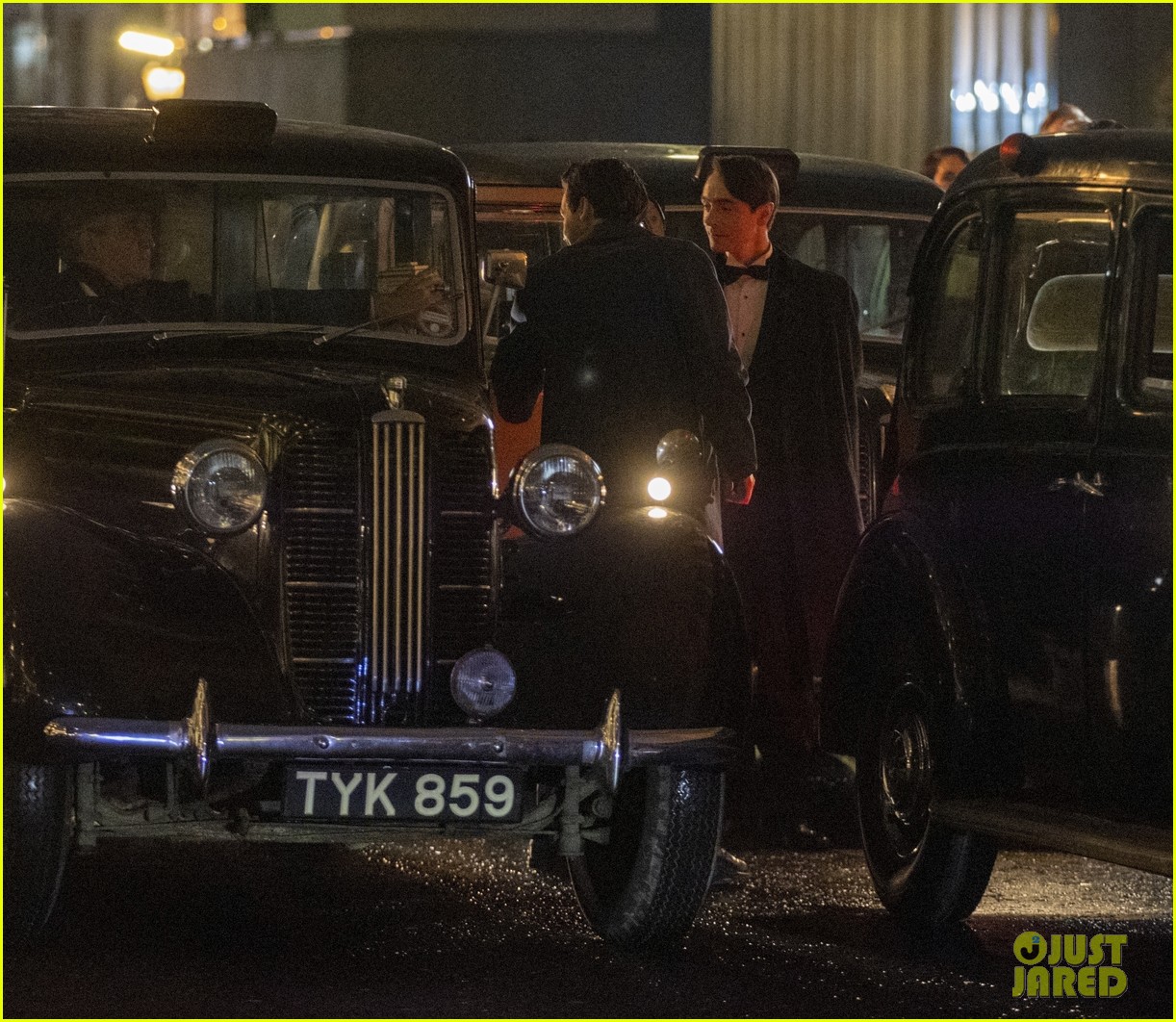 Harry Styles & Emma Corrin Film Night Scenes for 'My Policeman' in