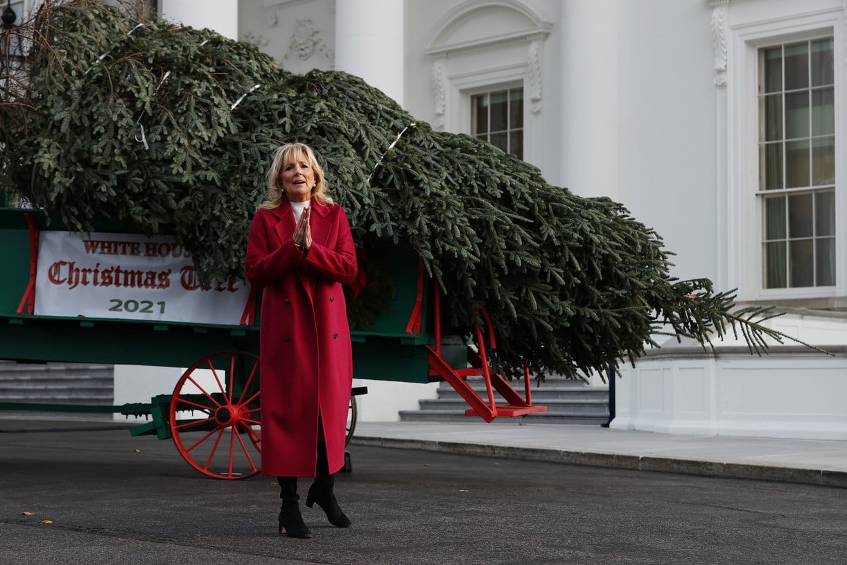 First Lady Jill Biden Reveals White House Christmas Decorations For