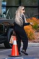 khloe kardashian goes cozy fuzzy jumpsuit leaving photo shoot 12