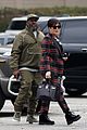 kris jenner rocks plaid suit day out with corey gamble 03