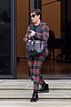 kris jenner rocks plaid suit day out with corey gamble 06