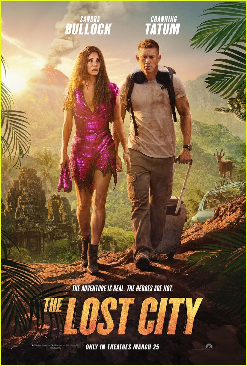 Sandra Bullock's 'The Lost City' Trailer Features Shirtless Channing
