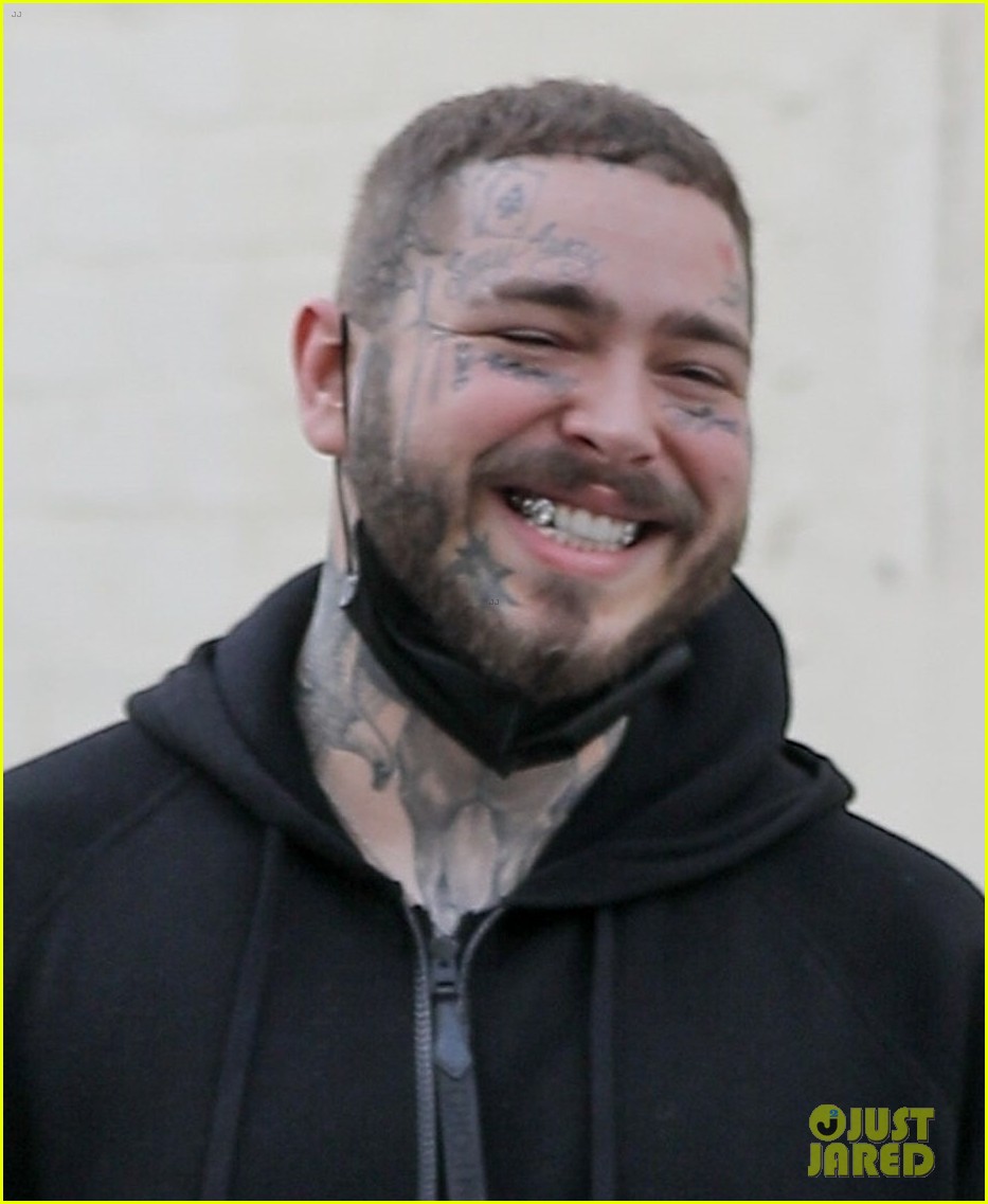 post malone all smiles shopping in beverly hills 044681642