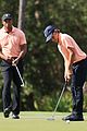 tiger woods son charlie matching outfits pnc champshionship round 1 05