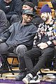 kanye west sits courtside with french montana donda basketball game 03