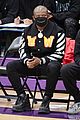 kanye west sits courtside with french montana donda basketball game 10