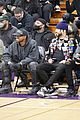 kanye west sits courtside with french montana donda basketball game 15