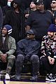 kanye west sits courtside with french montana donda basketball game 44
