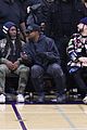 kanye west sits courtside with french montana donda basketball game 65