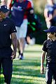tiger woods plays golf with son charlie woods 09