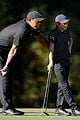 tiger woods plays golf with son charlie woods 13