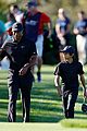 tiger woods plays golf with son charlie woods 19