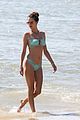 alessandra ambrosio richard lee show off some cute pda at the beach 04
