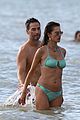 alessandra ambrosio richard lee show off some cute pda at the beach 06