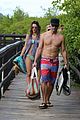 alessandra ambrosio richard lee show off some cute pda at the beach 102