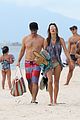 alessandra ambrosio richard lee show off some cute pda at the beach 104