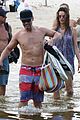 alessandra ambrosio richard lee show off some cute pda at the beach 105