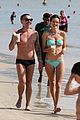 alessandra ambrosio richard lee show off some cute pda at the beach 26