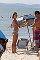 alessandra ambrosio richard lee show off some cute pda at the beach 29