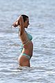alessandra ambrosio richard lee show off some cute pda at the beach 30
