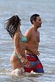 alessandra ambrosio richard lee show off some cute pda at the beach 31