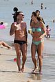 alessandra ambrosio richard lee show off some cute pda at the beach 36