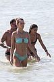 alessandra ambrosio richard lee show off some cute pda at the beach 38