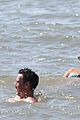 alessandra ambrosio richard lee show off some cute pda at the beach 41