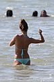 alessandra ambrosio richard lee show off some cute pda at the beach 43