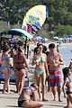 alessandra ambrosio richard lee show off some cute pda at the beach 44