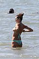 alessandra ambrosio richard lee show off some cute pda at the beach 47