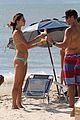 alessandra ambrosio richard lee show off some cute pda at the beach 60