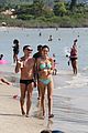 alessandra ambrosio richard lee show off some cute pda at the beach 65