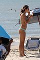 alessandra ambrosio richard lee show off some cute pda at the beach 66