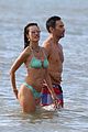 alessandra ambrosio richard lee show off some cute pda at the beach 67