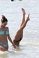 alessandra ambrosio richard lee show off some cute pda at the beach 68
