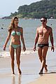 alessandra ambrosio richard lee show off some cute pda at the beach 72