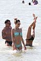 alessandra ambrosio richard lee show off some cute pda at the beach 75