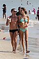 alessandra ambrosio richard lee show off some cute pda at the beach 77