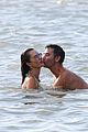 alessandra ambrosio richard lee show off some cute pda at the beach 84