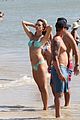 alessandra ambrosio richard lee show off some cute pda at the beach 94