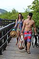 alessandra ambrosio richard lee show off some cute pda at the beach 95