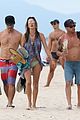 alessandra ambrosio richard lee show off some cute pda at the beach 96